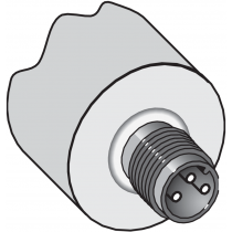 Connettore maschio M8 3 pin