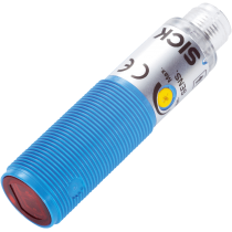 Sensore fotoelettrico a riflettore da 50mm a 6000mm M18 Sick 6037496