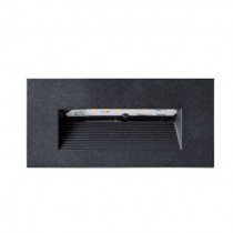 Segnapasso LED 4000K Grigio ad incasso per esterni NEW GREEN XS 5.5W SIDE E5889-LBN