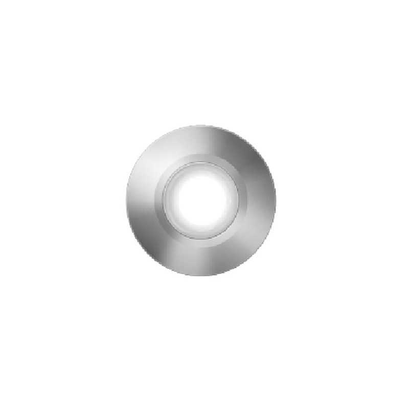 Faretto ad incasso LED 3000K Cromo per esterni EYES BASIC A 1.2W SIDE E900-M-LBC