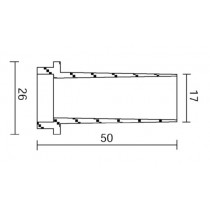 Cassaforma per incasso a parete Faretti EYES BASIC A SIDE 186-5