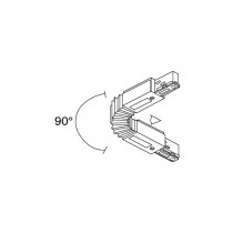 Curva Flessibile Nera 380V 16A per Binari SITRACK SIDE 990332