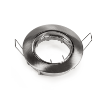 Faretto ad incasso orientabile Inox LED 50W 230V IP20 per lampade GU10 LAMPO DIKOR230/IN/SL