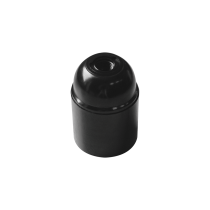 Portalampada in bachelite filettato con attacco E27 Nero Lampo S900LBK/NE