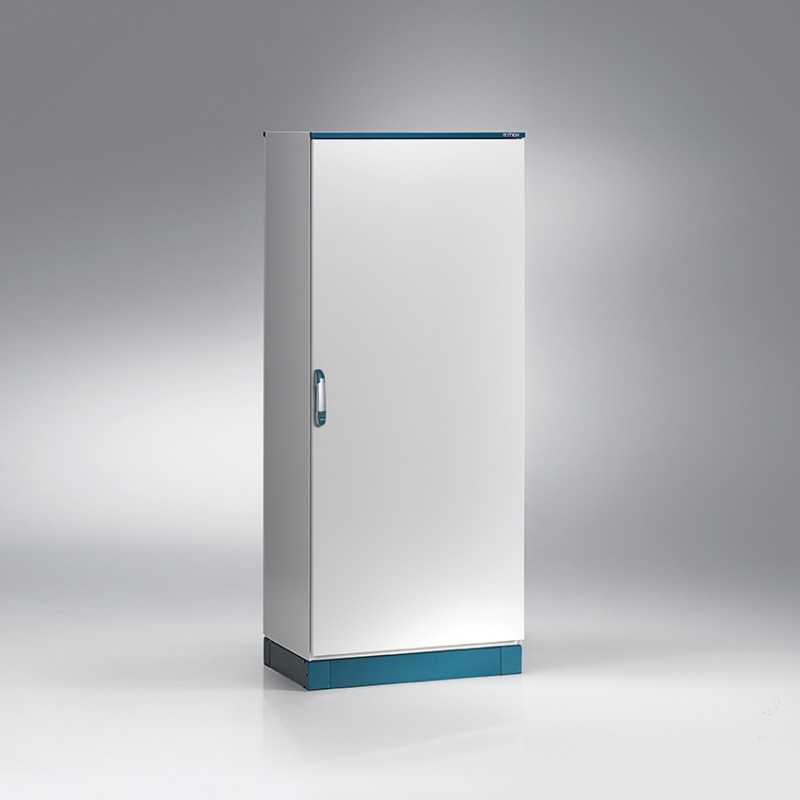 Armadio monoblocco in acciaio con porta per automazione industriale 800x1609x414mm IP66 ETA EMOX081604PR