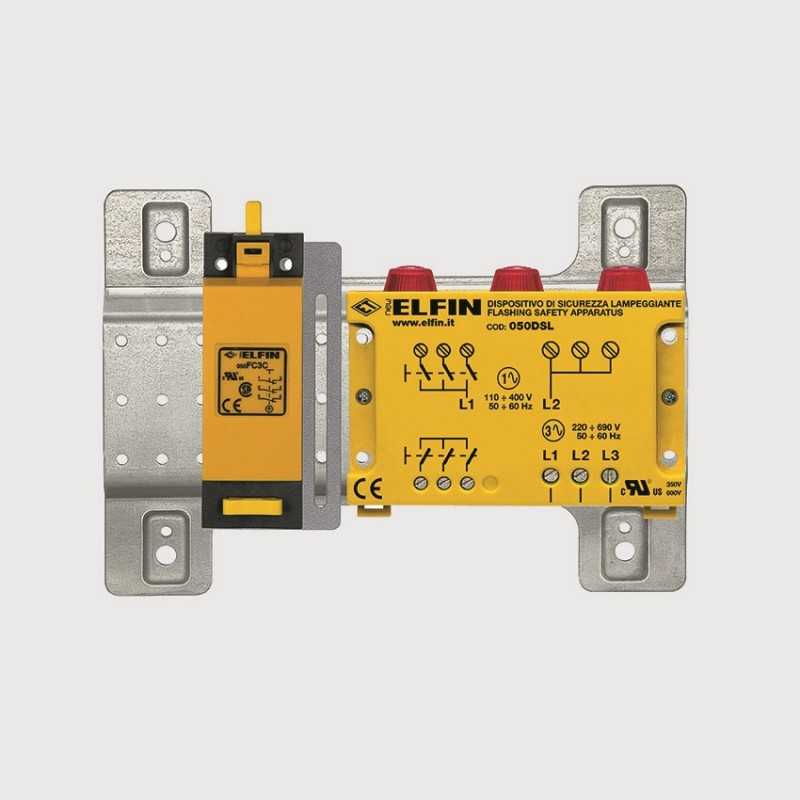 Dispositivo di sicurezza lampeggiante trifase 110-690V Eta WI105