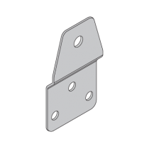 Kit 4 staffe a parete in INOX per cassette D93-A e D01-A Zanardo AG1A