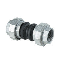 Giunto elastico filettato antivibrante in EPDM e ghisa zincata DN65 2 pollici 1/2 BRANDONI T8.500065FF