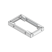 Zoccolo componibile per armadi in INOX 1200x400mm Zanardo DRC616A