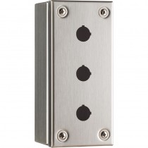 Pulsantiera Inox monoblocco per quadri IP66 100x160x90mm ZANARDO ES-PU16109/2A