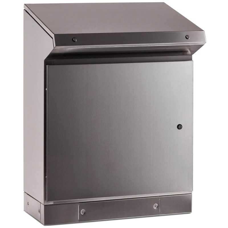 Banco a leggio a 2 ante cieche 980x800x400mm in acciaio INOX Zanardo LM8014A