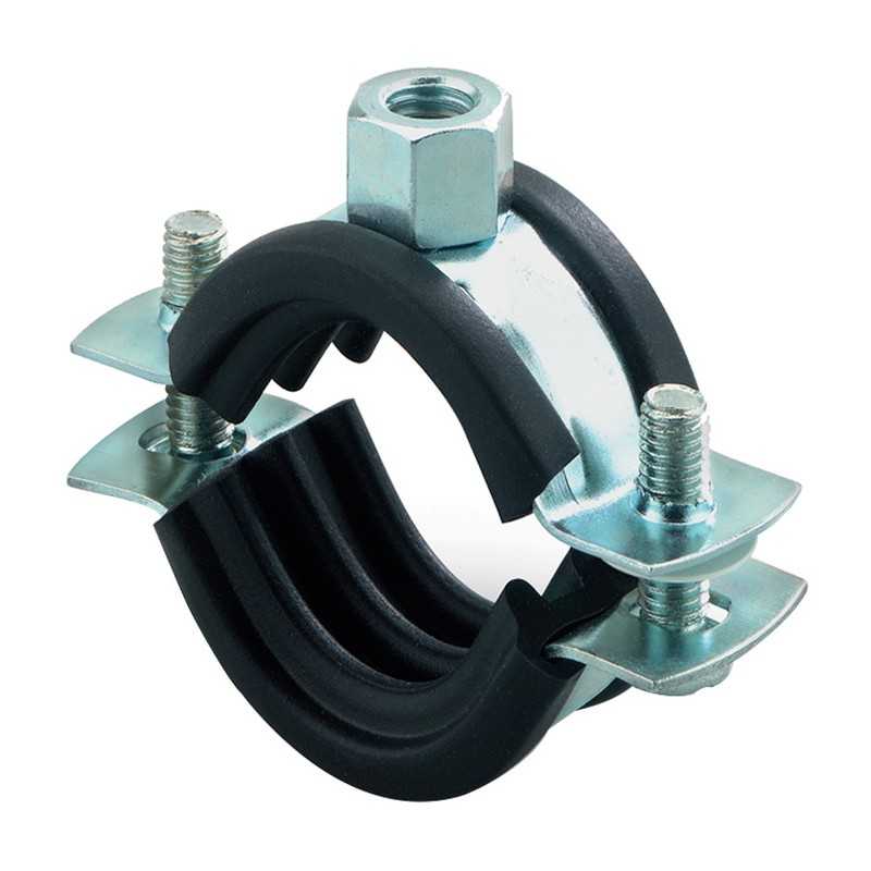 Collare per tubazioni a doppia vite FRS 40-45 mm M8/M10 Fischer 00042554