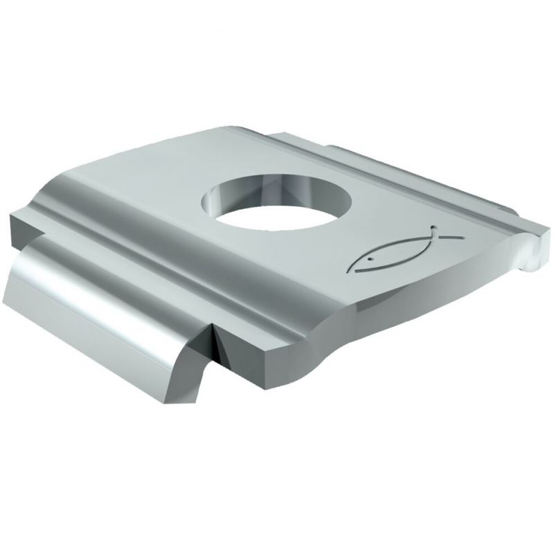 Rosetta sagomata HK 31 con foro 8.5mm per profili FLS Fischer00538663