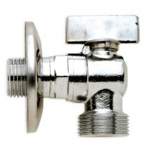 Rubinetto a sfera per lavatrice LUXOR 1/2x3/4 con rosetta 0231505