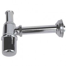 Sifone a bottiglia con canotto e rosone 1" 26x250mm GHIDINI 027000625