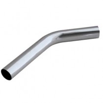 Canotto cromato a 45 gradi per WC diametro 30mm lunghezza 25cm 02754