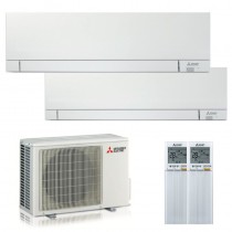 Kit Condizionatori Dual Split Inverter WiFi 9000+18000BTU Mitsubishi KIT MTSAY9+18