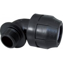 Gomito a 90 gradi filettato femmina diametro 25 3/4" Nupi 10KGF2534