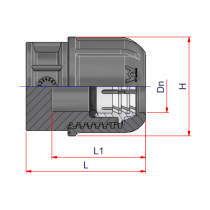Riferimento dimensioni Tappo finale KTAPPO