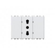 Bitappo Bianco compatibile con Vimar Plana 4BOX 4B.V14.BT