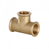 Raccordo a Tee con attacchi F/F/F 3/8" in Ottone IBP 8130 003003003