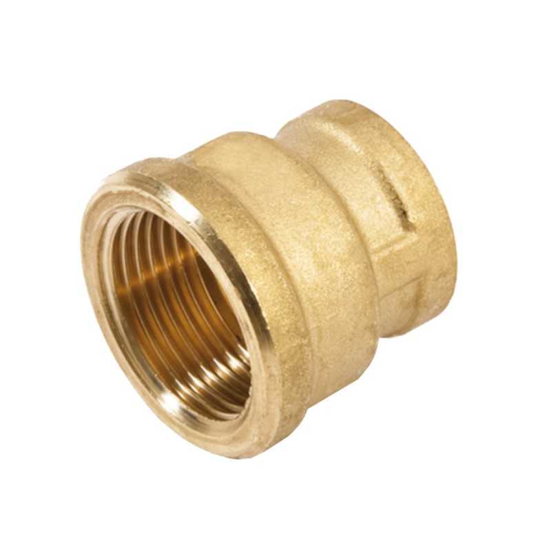 Manicotto ridotto con attacchi F/F 1/2x3/8" in ottone IBP 8240 004003000