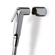 Set con doccetta flessibile e supporto in ABS cromato Damast 110-1622