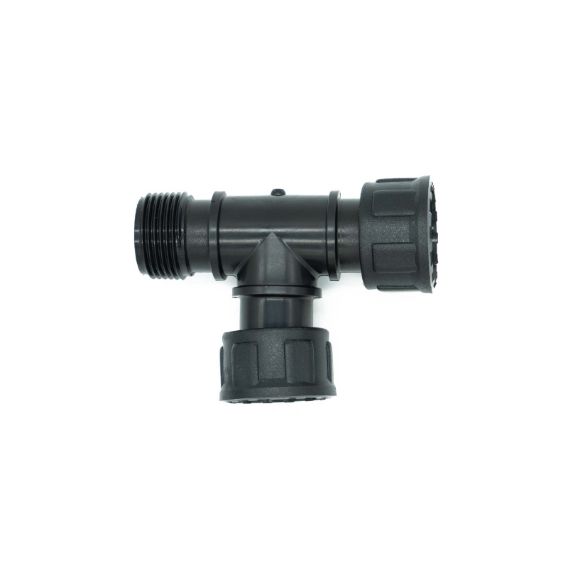 Raccordo a T 1"MFF con ghiere per collettori impianti di irrigazione IRRITEC IG43160DON320