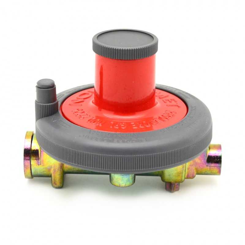 Regolatore di GPL per bombole attacchi F/F 1/4"x1/2" kg/h 7 Novacomet 421-6021