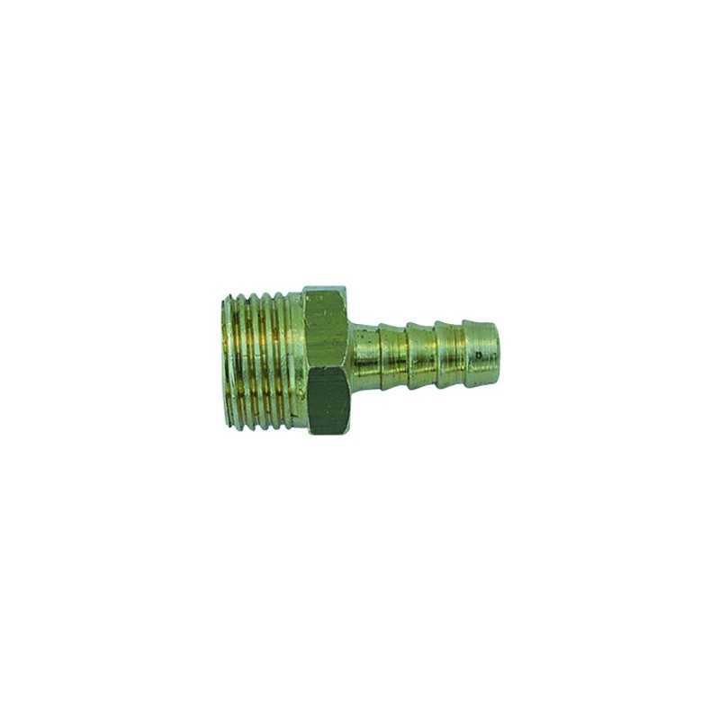 Raccordo portagomma semplice per gas con attacco M 3/8" 423-804-03G