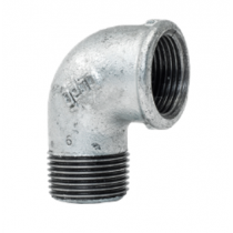 Gomito a 90 gradi in ghisa zincata 2" e 1/2" Maschio Femmina GEBO 92-10G