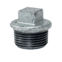 Tappo con bordo in ghisa zincata 2" e 1/2 Maschio GEBO 290-10G