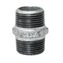 Nipplo in ghisa zincata 3/8" Maschio Maschio GEBO 280-3G