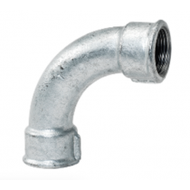 Curva lunga 90 gradi in ghisa zincata 3/4" Femmina Femmina GEBO 2-5G