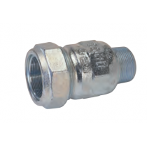 Raccordo in ghisa per tubi in acciaio Tubofix 1" e 1/2 Maschio x 48.3mm Maschio GEBO 01.150.00.05