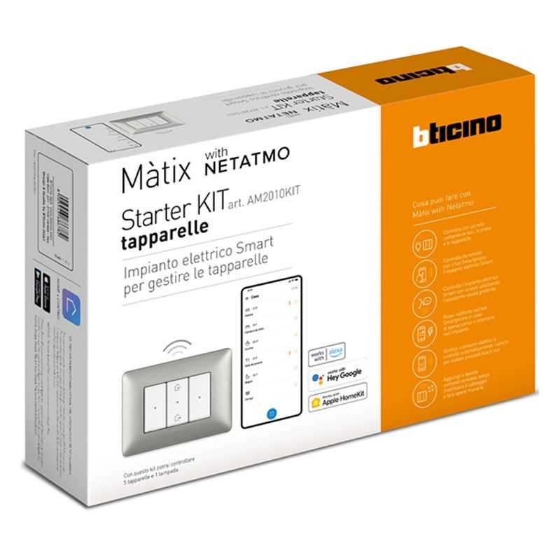 Starter Kit per gestire le tapparelle ed una lampada Bticino Matix AM2010KIT