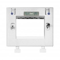 Supporto Bianco per placche smart touch a scivolo 3 moduli LED luminoso AVE 44ASMTC03B 2