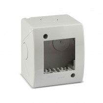 Contenitore Grigio S44 2 moduli per minicanali con passacavo AVE 44Q02