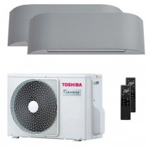 Kit condizionatore Haori Dual split Inverter Wi-Fi 9000+12000 BTU Toshiba