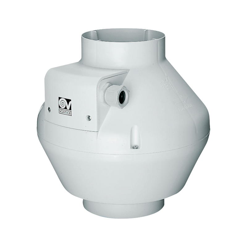 Aspiratore centrifugo assiale 3 velocità in resina autoestinguente 220-240V AC VORTICE 0000016008