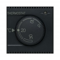 Termostato elettronico a manopola 230V 2 moduli Ave Tekla 445085