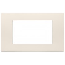 Placca in tecnopolimero 4 moduli Vimar Linea Canapa 30654.01