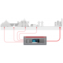 Unità digitale per protezione e controllo impianti fotovoltaici bassa tensione EKIP UP PROTECT+ ABB 1SDA107690R1 Schema