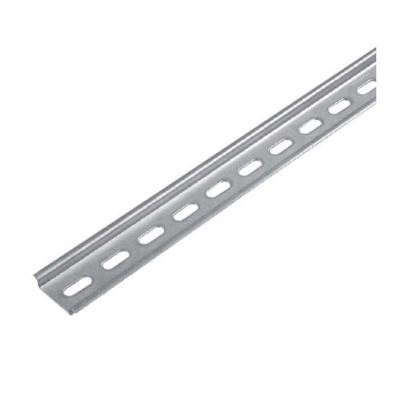 Guida Omega 3F forata 35x7.5mm 2 metri in acciaio zincato Arnocanali 536LO-2