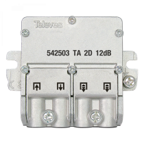 Mini derivatore a 2 vie sistema EasyF derivazione 12dB Televes 542503