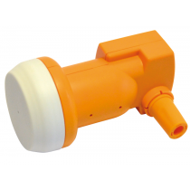 Convertitore LNB singolo universale Femmina 0.5dB arancione 1 uscita Ha/Va/Hb/Vb TELEVES 7475 Attacco