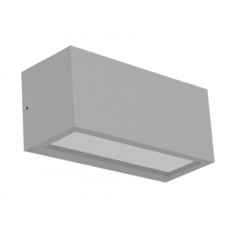 Applique LED bidirezionale Grigia attacco E27 IP65 Reverso CENTURY RVGR-E27
