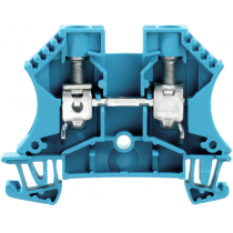 Morsetto passante Blu 10mm2 1000V 57A 1 piano collegamento a vite WDU 10 BL WEIDMULLER 1020380000