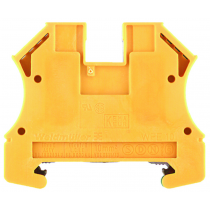 Morsetto di terra Giallo 10mm2 1200A 1 piano WPE 10 WEIDMULLER 1010300000