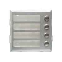 Modulo Sinthesi Urmet in alluminio anodizzato 4 pulsanti.1145/14